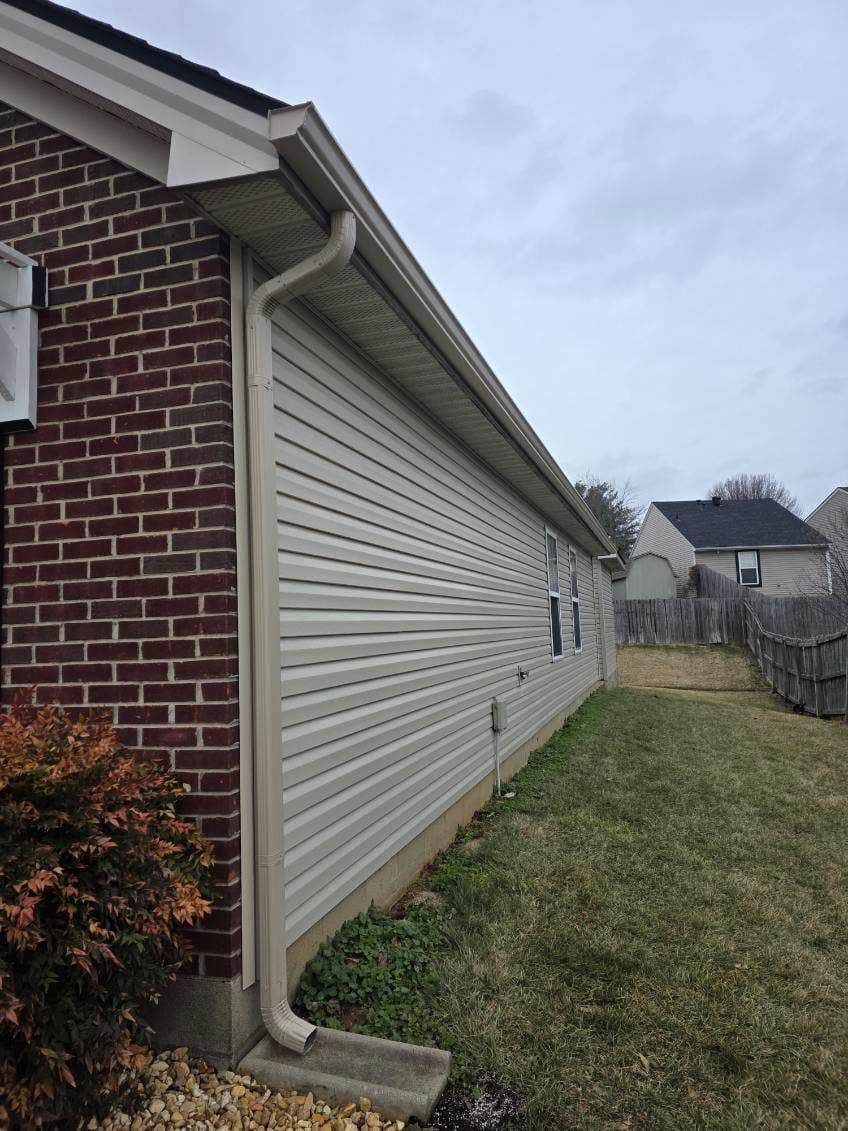 Completed exterior project