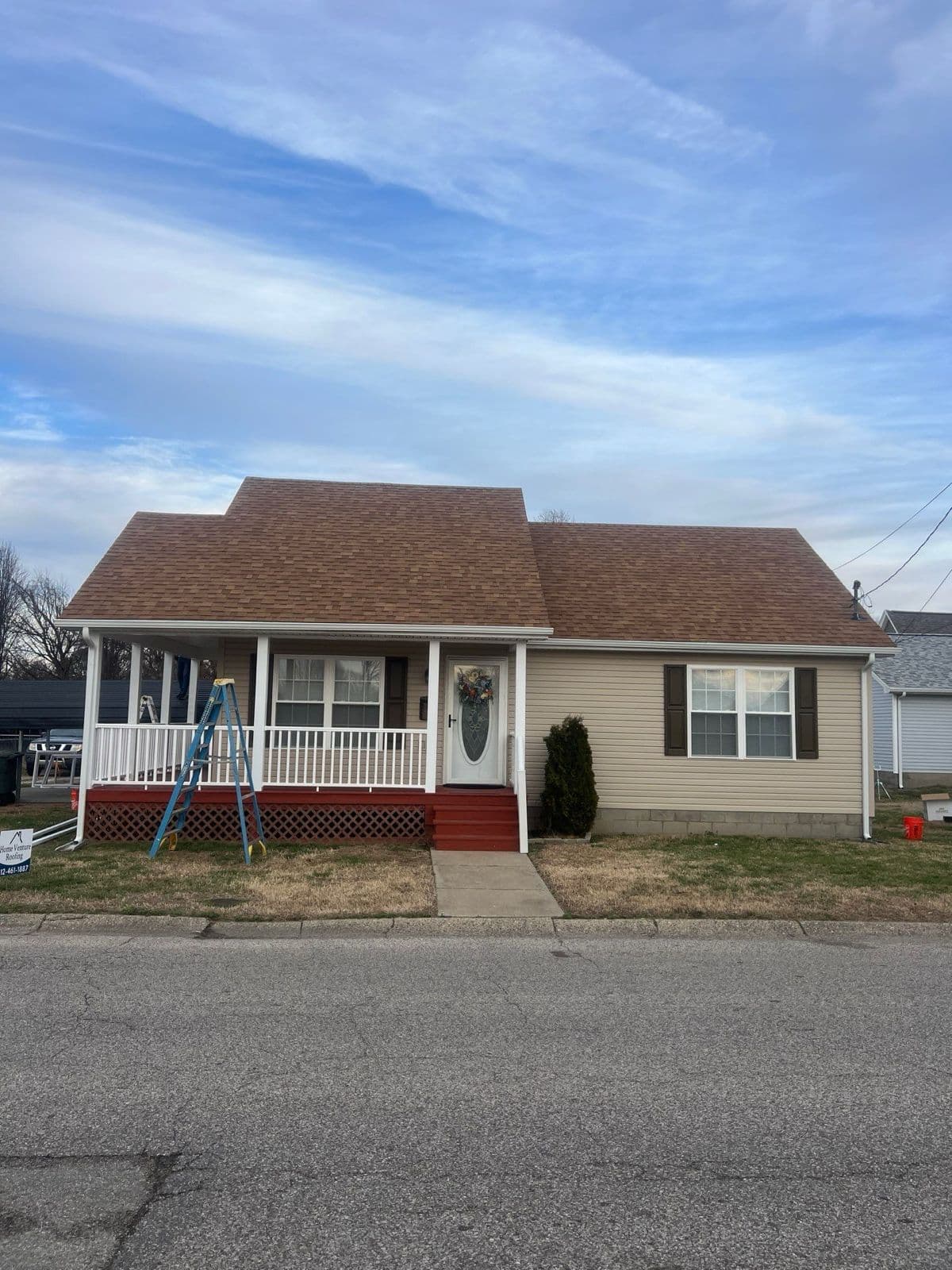 Completed exterior project