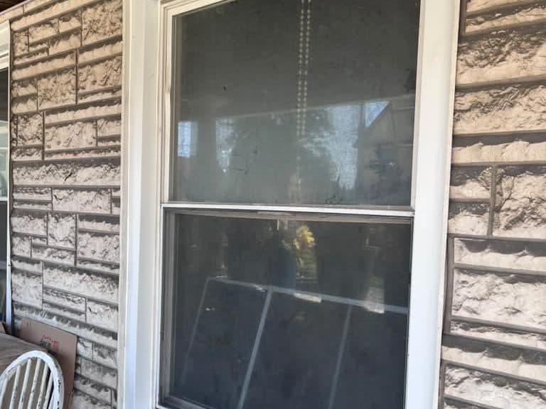 Lead-Safe Fascia Wrap - Before